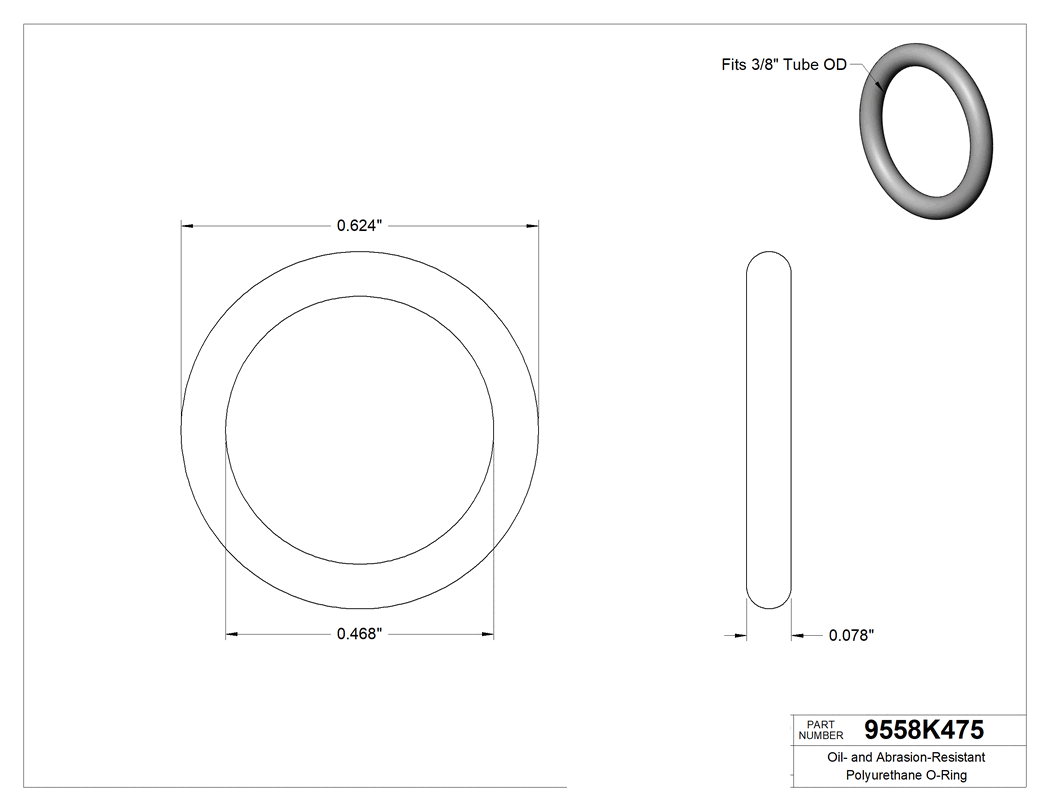 Technical drawing - 9558K475